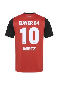 Bayer Leverkusen Florian Wirtz #10 Voetbaltruitje Thuis tenue 2024-25 Korte Mouw